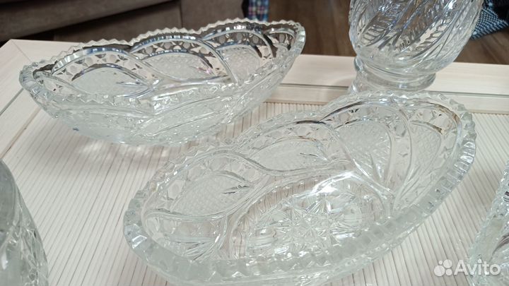 Хрустальная посуда бу