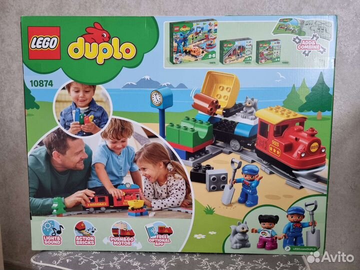 Lego duplo Town 10874 Поезд на паровой тяге