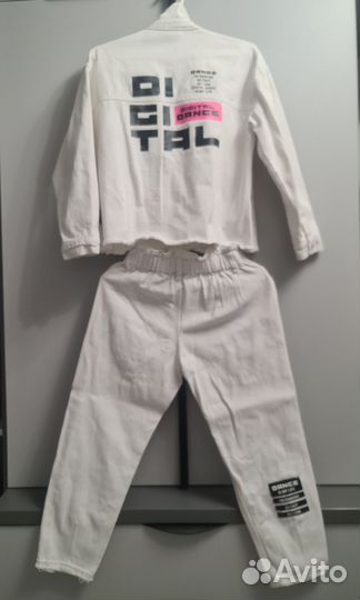 Джинсовый костюм на подростка