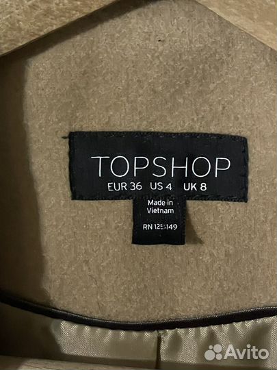 Пальто topshop Демисезон