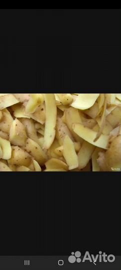 Очистки картофеля, моркови на корм скоту