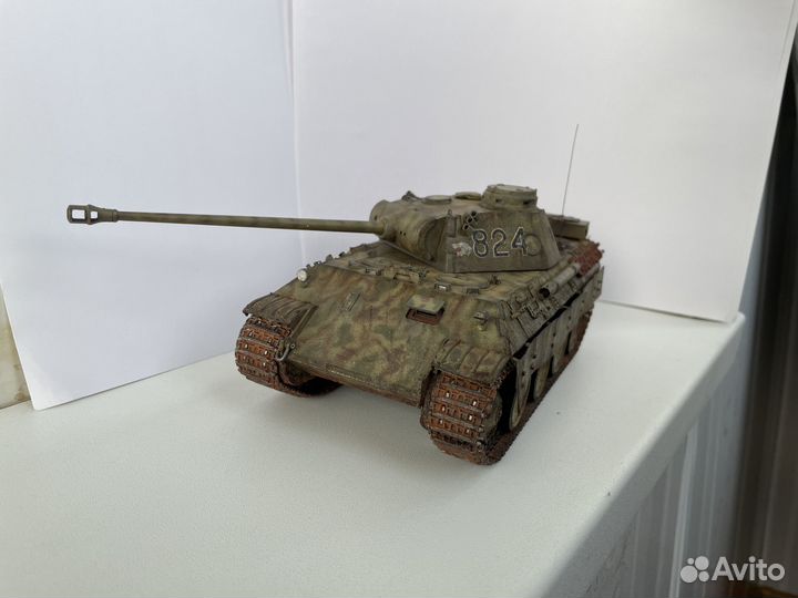 Готовая модель танка 1 35