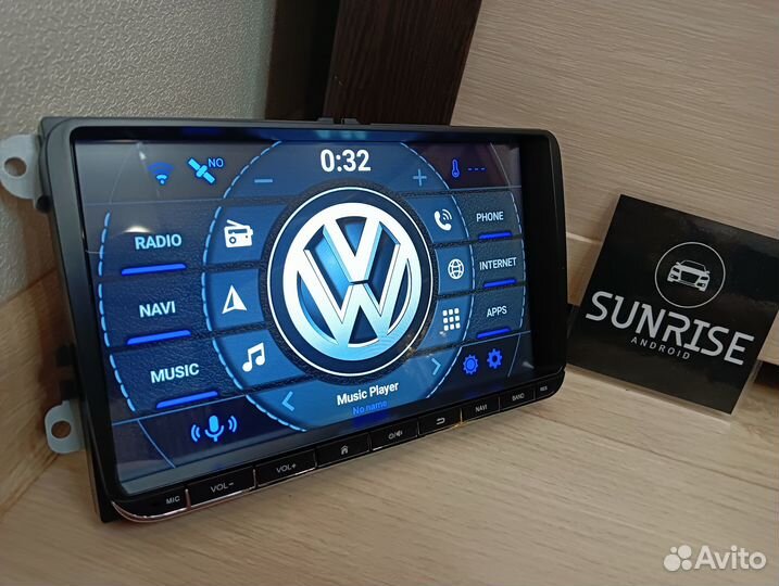 Магнитола 2din Volkswagen Android