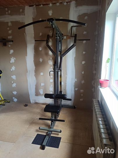 Тренажер тяга верхнего и нижнего блока