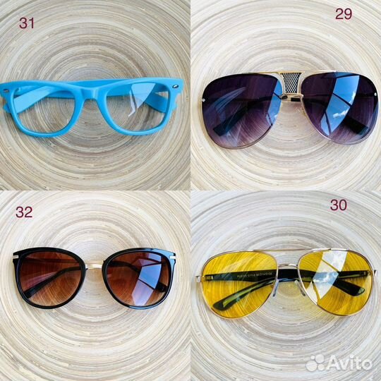 Очки солнцезащитные (дизайнерские, унисекс)