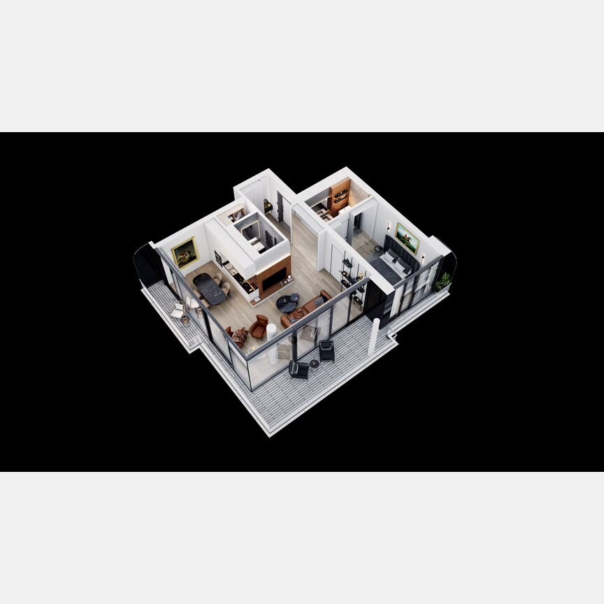 2-к. квартира, 76,4 м², 16/18 эт.