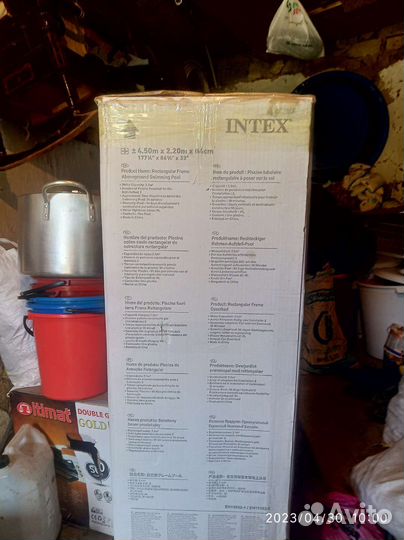 Каркасный бассейн intex