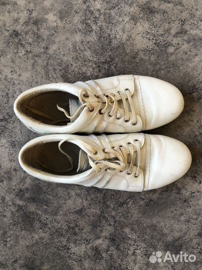 Ботинки для мальчика 35 белые