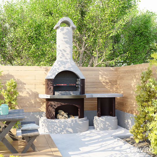 Модульная печь барбекю