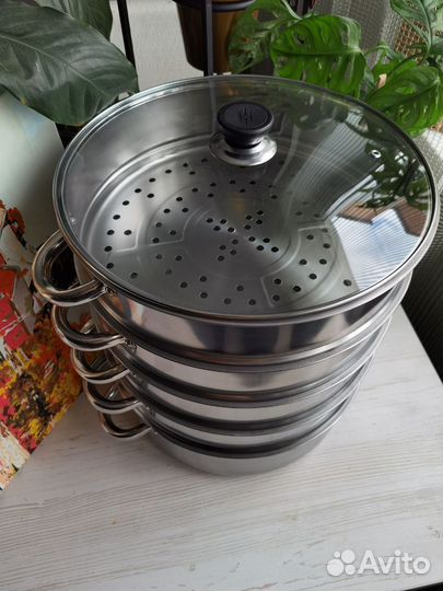 Мантоварка пароварка новая нерж сталь