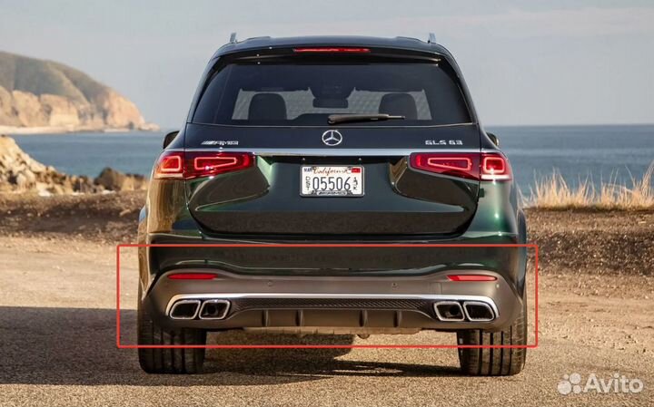 Диффузор Mercedes-Benz GLE V167 AMG 63 в сборе