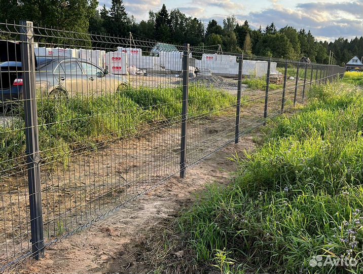 Забор из 3D сетки Под Ключ + Доставка