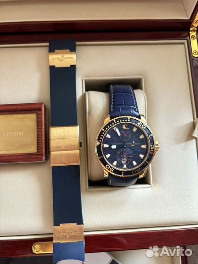 Часы Ulysse Nardin Maxi Marine Diver blue surf