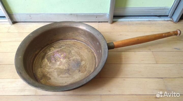 Медный таз для варки варенья, винтаж, в хорошем