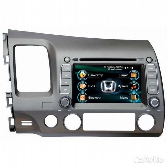 Магнитола для Honda Civic 4D 06+ (Хонда Цивик 4Д)