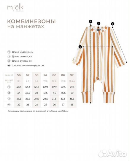 Комбинезон Mjolk 74