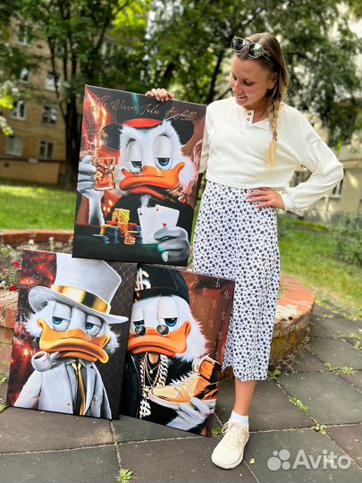 Картина на холсте Скрудж Макдак