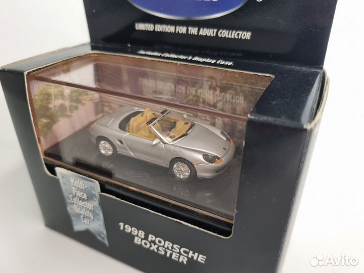 Hot Wheels 100% 1998 Porsche Boxster запак