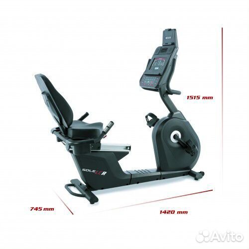 Горизонтальный велотренажер Sole LCR 2019
