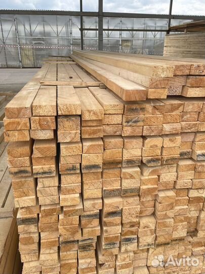 Доска обрезная 50х100х6000мм