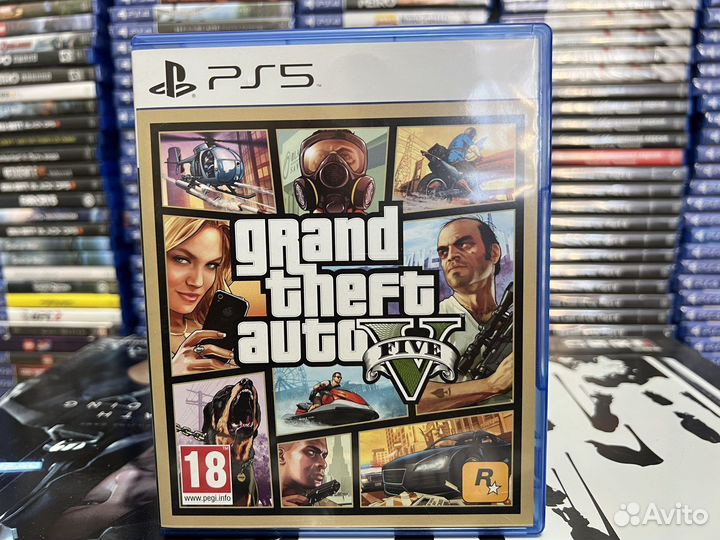 Диск Grand Theft Auto V PS5
