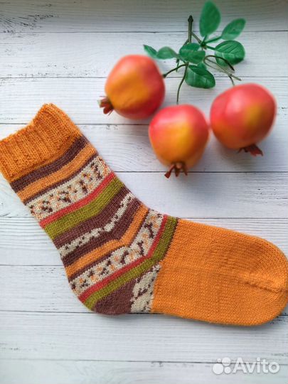 Носки женские (37 р.), ручная вязка