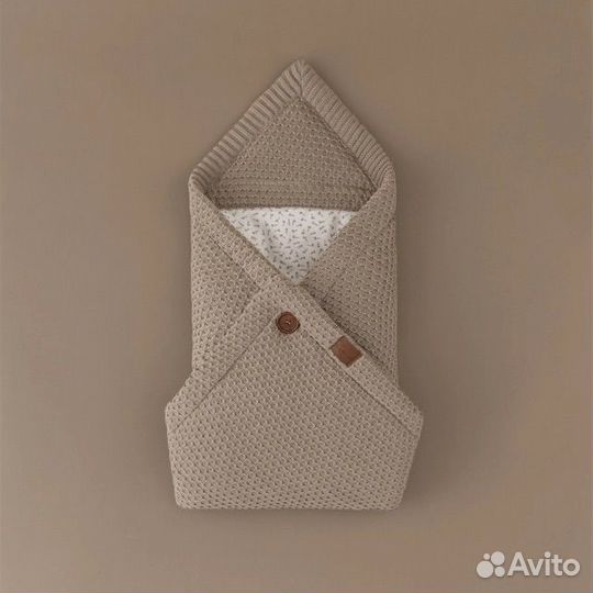 Конверт-плед на выписку Loom knits