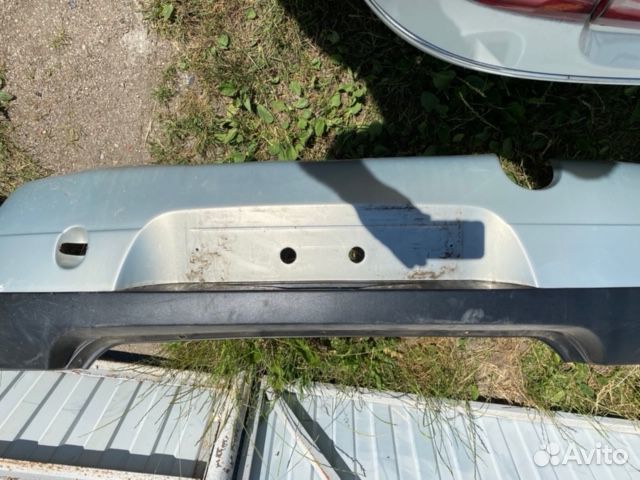 Задний бампер Рено логан