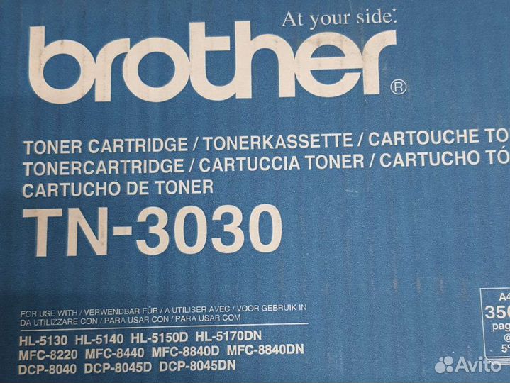 Картридж brother TN-3030 оригинал новый 3500 стр