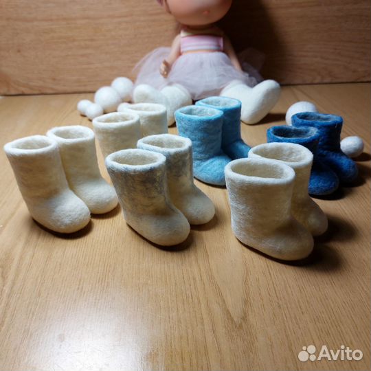 Валенки кукла Мия, Mia Nines D'Onil 5.5см 1 пара