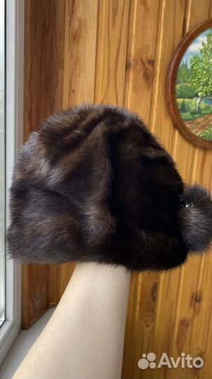 Шапка норковая женская