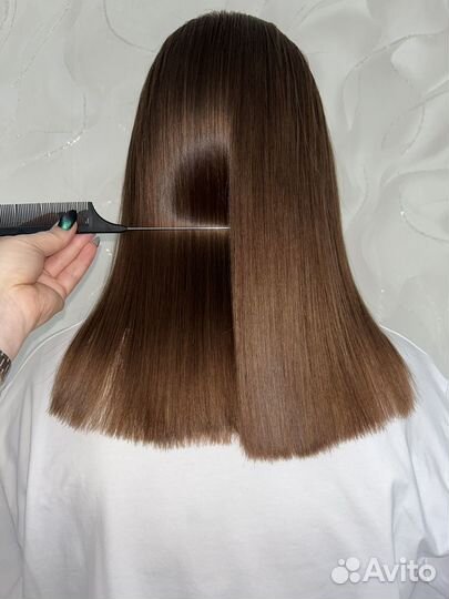 Кератиновое выпрямление волос / ботокс