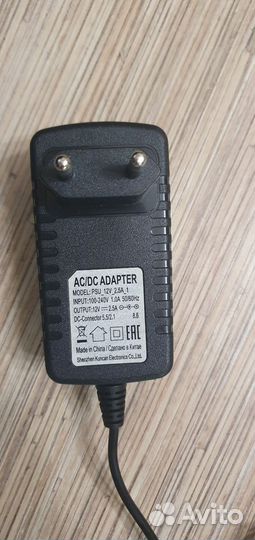 Блок питания 12в 2.5а 12v блок питания леново 1.5А