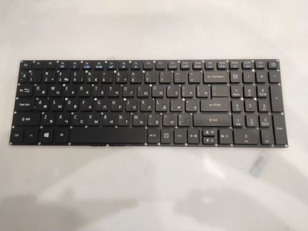 Клавиатура Acer Aspire E5-573G черная с подсветкой