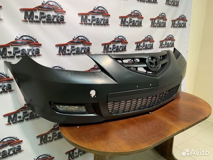 Бампер передний mazda 3 bk sedan sport в сборе