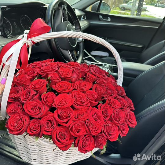 Букеты 51 роза доставка бесплатно