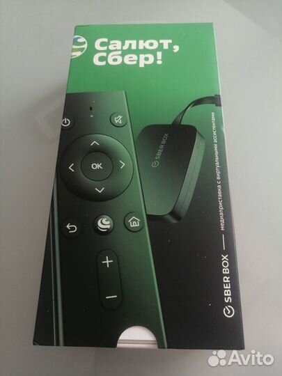 Смарт тв-приставка и медиаплеер SberBox
