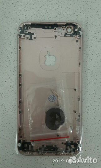 Apple 6S, задняя крышка розовое золото