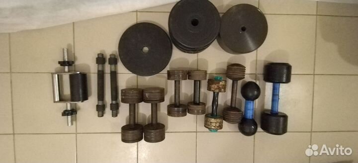 Гантели, блины, грифы