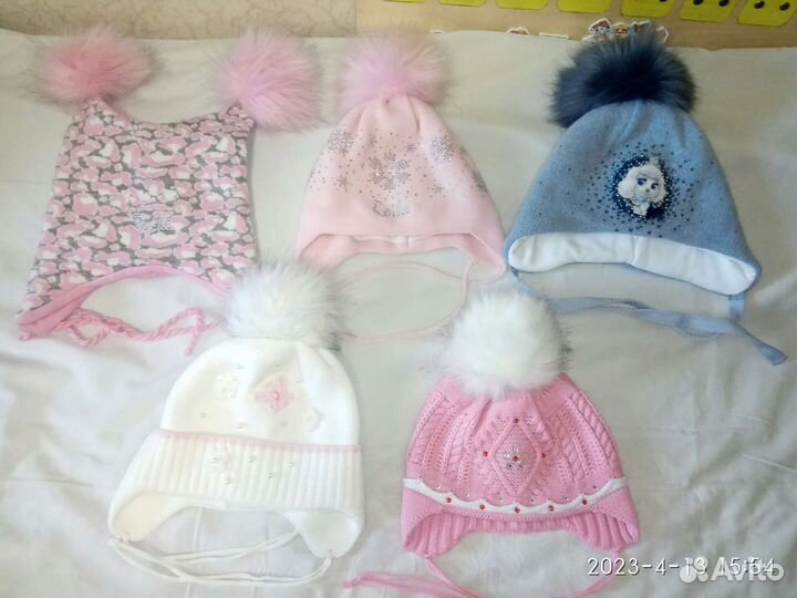 Шапки от 0 до 5 лет