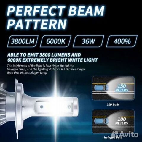 Светодиодные лампы led h7