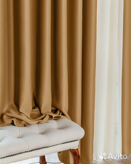 Блэкаут шторы Марсель Карри