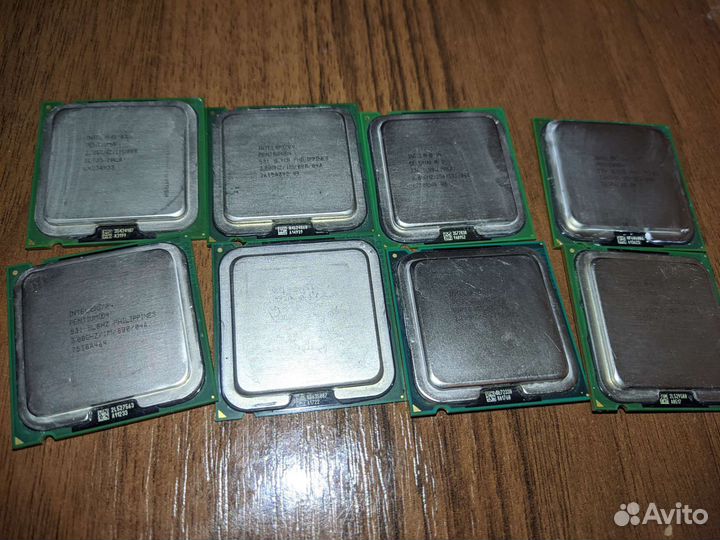 Процессоры intel 775 сокет. 1, 2 ядерные