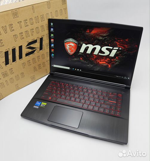 Игровой ноутбук MSI GF63 I5/16Gb/RTX4050/512Gb