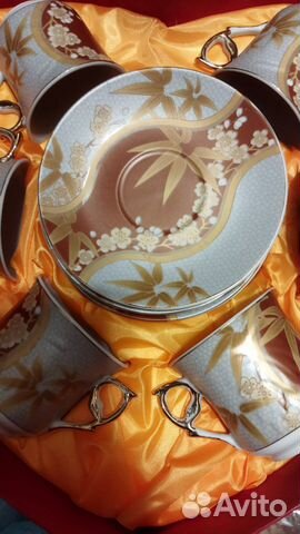 Раритетный чайный сервиз. Япония, золото