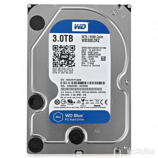 Жесткий диск HDD 1Tb 2Tb 3Tb 4Tb sata3 3.5