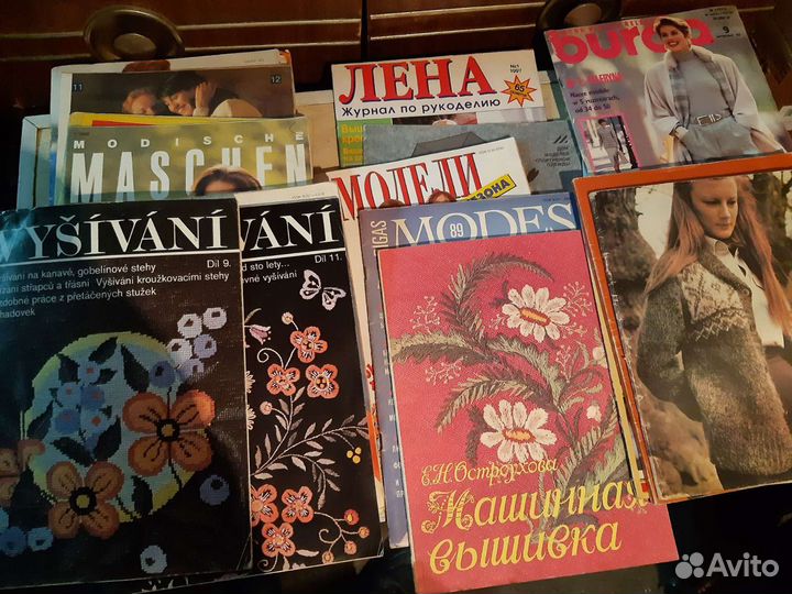 Журнал мод,вязание,вышивание крестиком 70-90Х