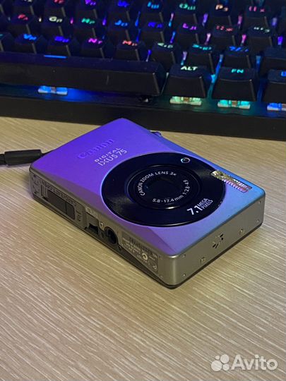 Компактный фотоаппарат canon digital ixus 75