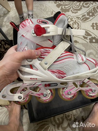 Роликовые коньки женские раздвижные