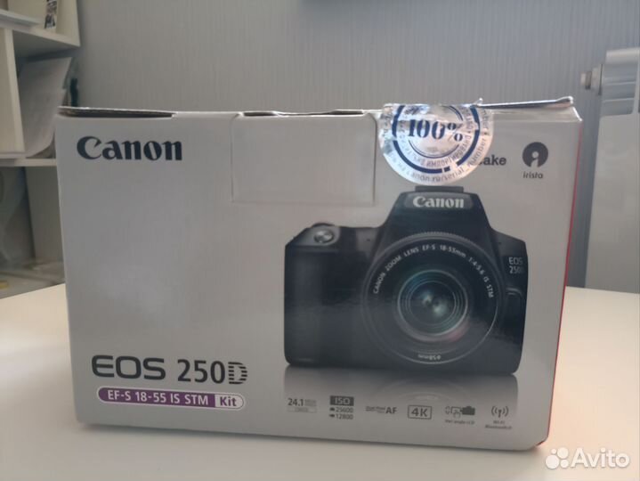 Зеркальный фотоаппарат canon eos 250d